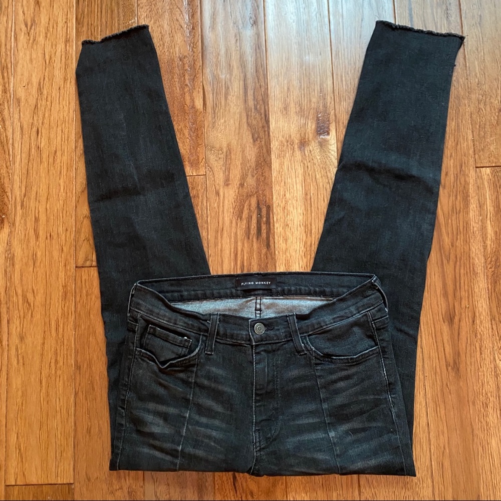 Flying Monkey Black High-Rise Skinny Jeans